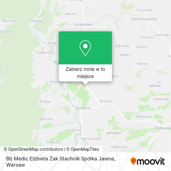 Mapa Bb Medic Elżbieta Żak Stachnik Spółka Jawna