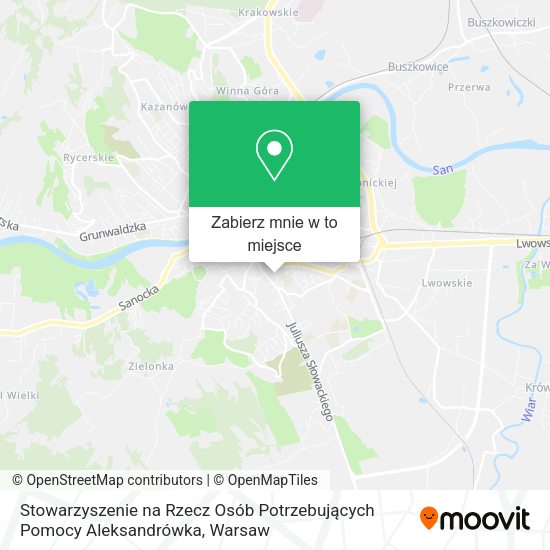 Mapa Stowarzyszenie na Rzecz Osób Potrzebujących Pomocy Aleksandrówka