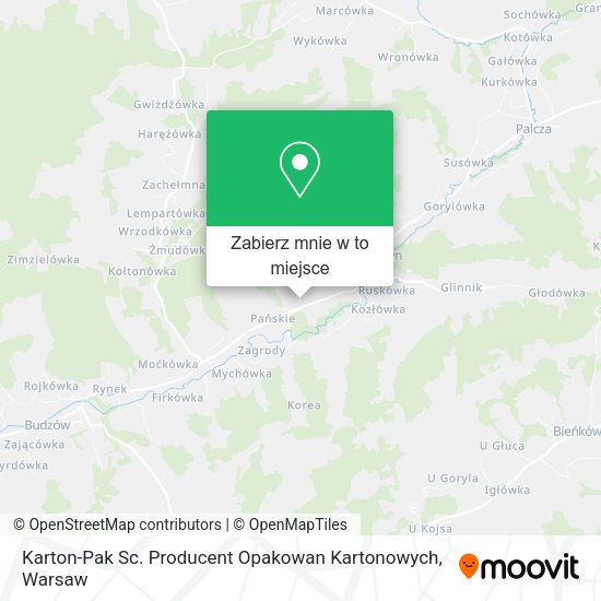 Mapa Karton-Pak Sc. Producent Opakowan Kartonowych