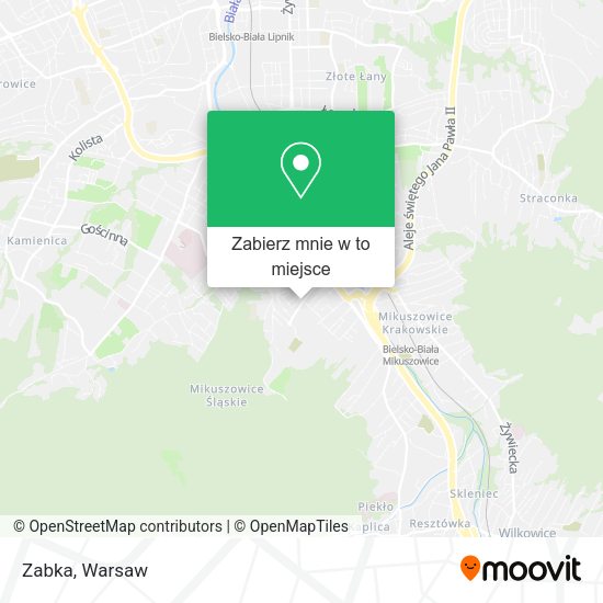 Mapa Zabka