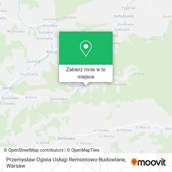 Mapa Przemysław Ogiela Usługi Remontowo-Budowlane