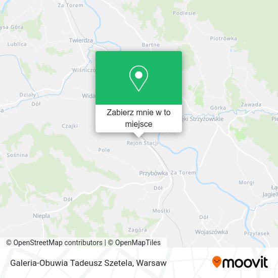 Mapa Galeria-Obuwia Tadeusz Szetela