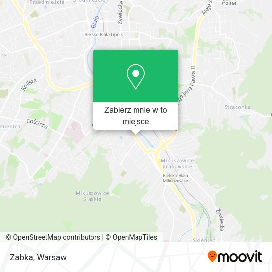 Mapa Zabka