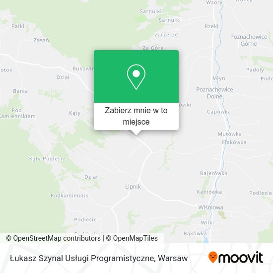 Mapa Łukasz Szynal Usługi Programistyczne