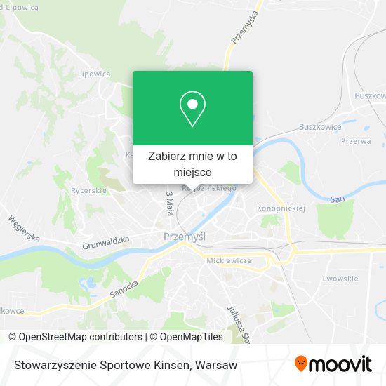 Mapa Stowarzyszenie Sportowe Kinsen