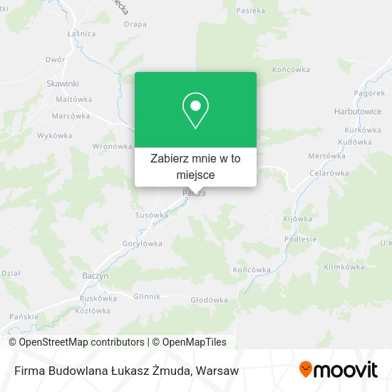 Mapa Firma Budowlana Łukasz Żmuda