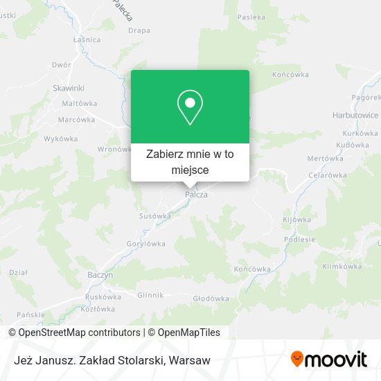 Mapa Jeż Janusz. Zakład Stolarski