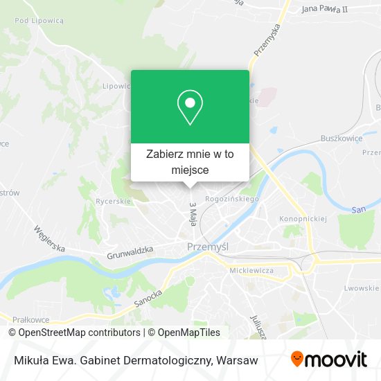 Mapa Mikuła Ewa. Gabinet Dermatologiczny