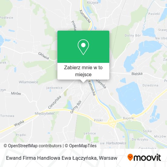 Mapa Ewand Firma Handlowa Ewa Łączyńska