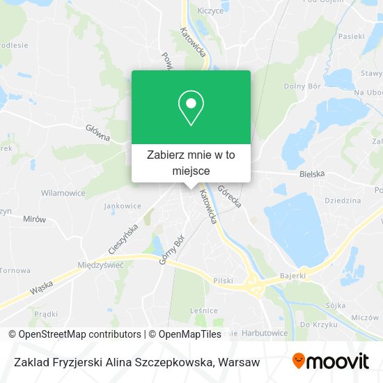 Mapa Zaklad Fryzjerski Alina Szczepkowska