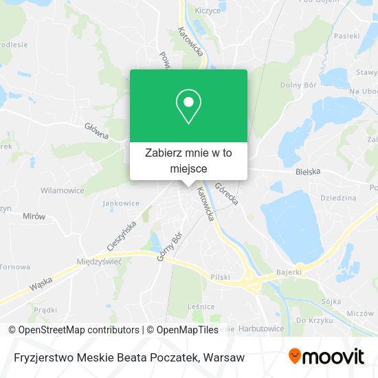 Mapa Fryzjerstwo Meskie Beata Poczatek