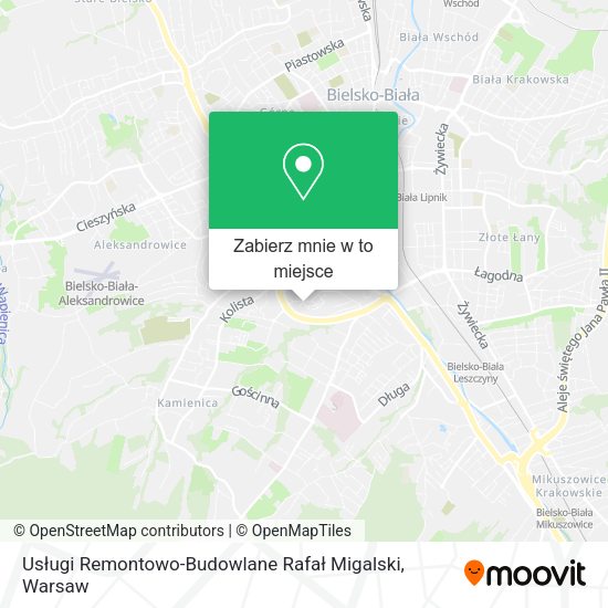 Mapa Usługi Remontowo-Budowlane Rafał Migalski