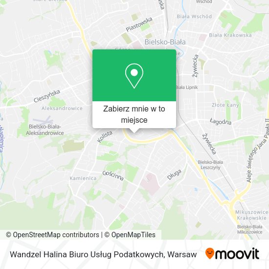 Mapa Wandzel Halina Biuro Usług Podatkowych