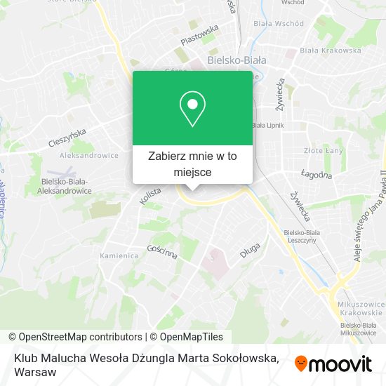 Mapa Klub Malucha Wesoła Dżungla Marta Sokołowska