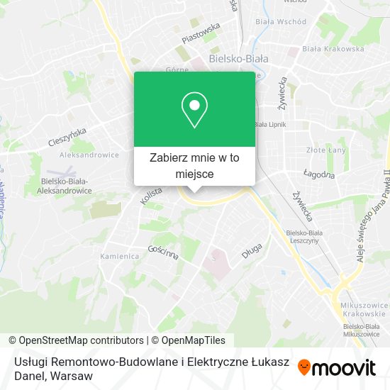 Mapa Usługi Remontowo-Budowlane i Elektryczne Łukasz Danel