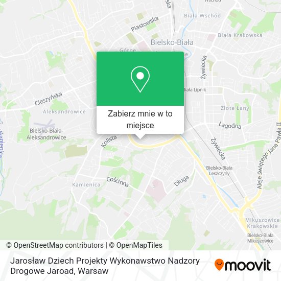 Mapa Jarosław Dziech Projekty Wykonawstwo Nadzory Drogowe Jaroad