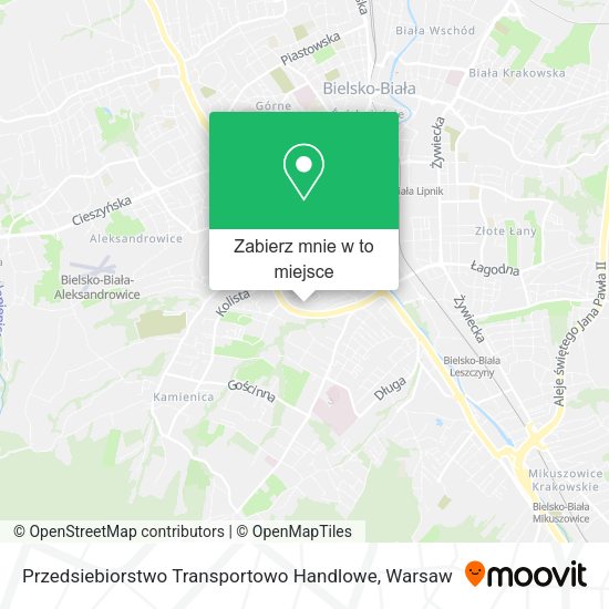 Mapa Przedsiebiorstwo Transportowo Handlowe