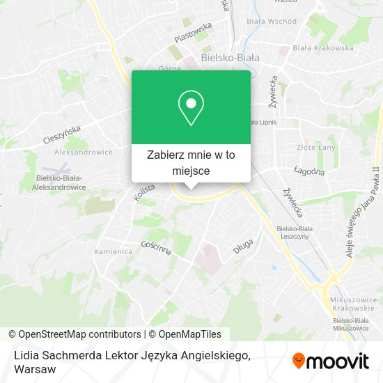 Mapa Lidia Sachmerda Lektor Języka Angielskiego