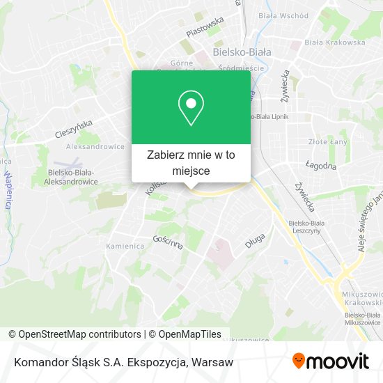 Mapa Komandor Śląsk S.A. Ekspozycja