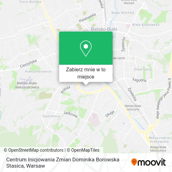 Mapa Centrum Inicjowania Zmian Dominika Borowska Stasica