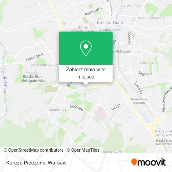 Mapa Kurcze Pieczone