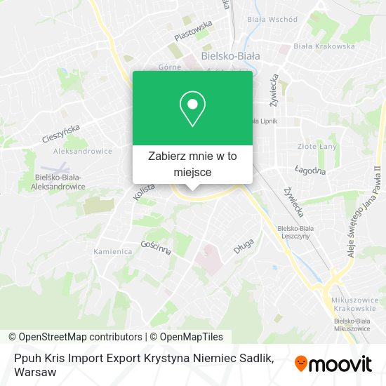 Mapa Ppuh Kris Import Export Krystyna Niemiec Sadlik