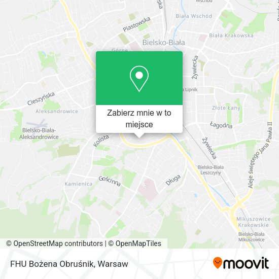 Mapa FHU Bożena Obruśnik