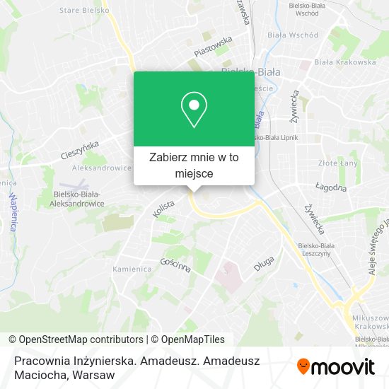 Mapa Pracownia Inżynierska. Amadeusz. Amadeusz Maciocha