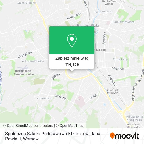 Mapa Społeczna Szkoła Podstawowa Ktk im. św. Jana Pawła II