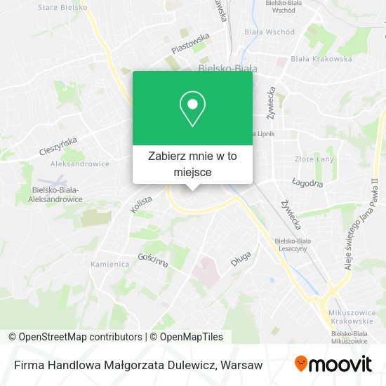 Mapa Firma Handlowa Małgorzata Dulewicz