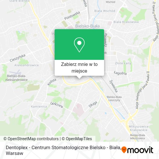 Mapa Dentoplex - Centrum Stomatologiczne Bielsko - Biała