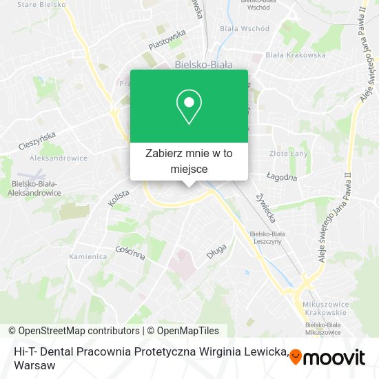 Mapa Hi-T- Dental Pracownia Protetyczna Wirginia Lewicka