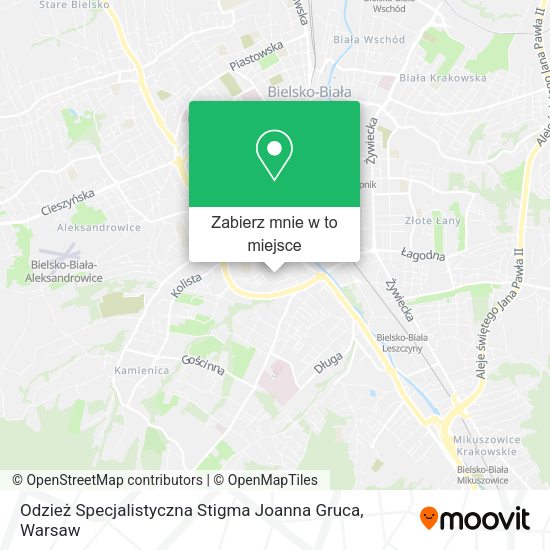 Mapa Odzież Specjalistyczna Stigma Joanna Gruca