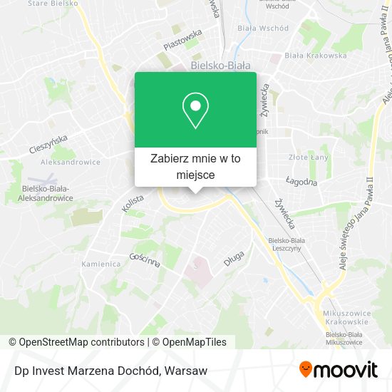 Mapa Dp Invest Marzena Dochód