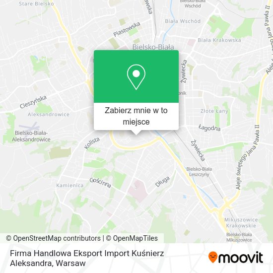 Mapa Firma Handlowa Eksport Import Kuśnierz Aleksandra