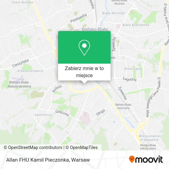 Mapa Allan FHU Kamil Pieczonka