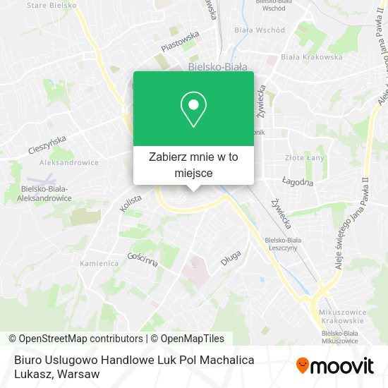 Mapa Biuro Uslugowo Handlowe Luk Pol Machalica Lukasz