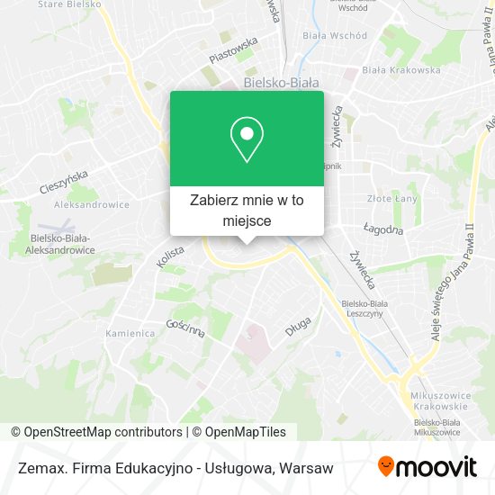 Mapa Zemax. Firma Edukacyjno - Usługowa