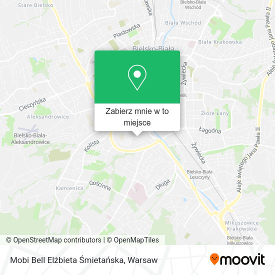 Mapa Mobi Bell Elżbieta Śmietańska