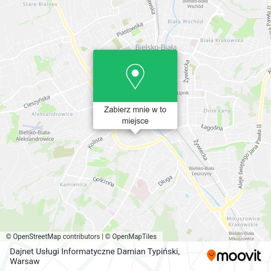 Mapa Dajnet Usługi Informatyczne Damian Typiński