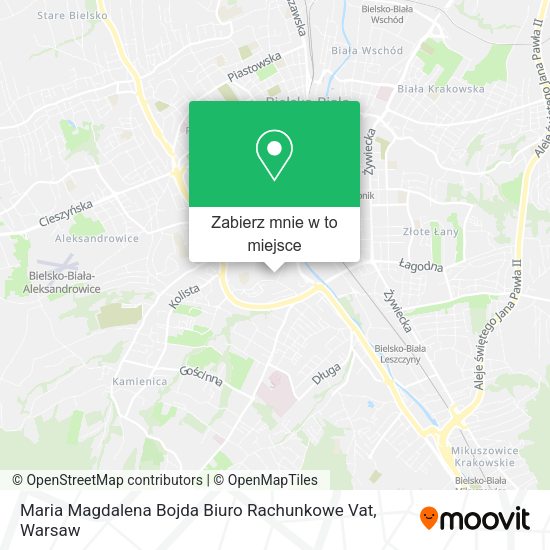 Mapa Maria Magdalena Bojda Biuro Rachunkowe Vat