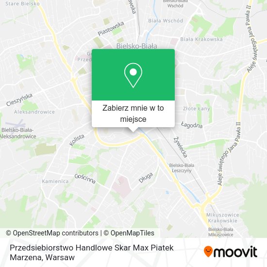 Mapa Przedsiebiorstwo Handlowe Skar Max Piatek Marzena