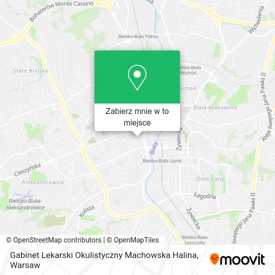 Mapa Gabinet Lekarski Okulistyczny Machowska Halina