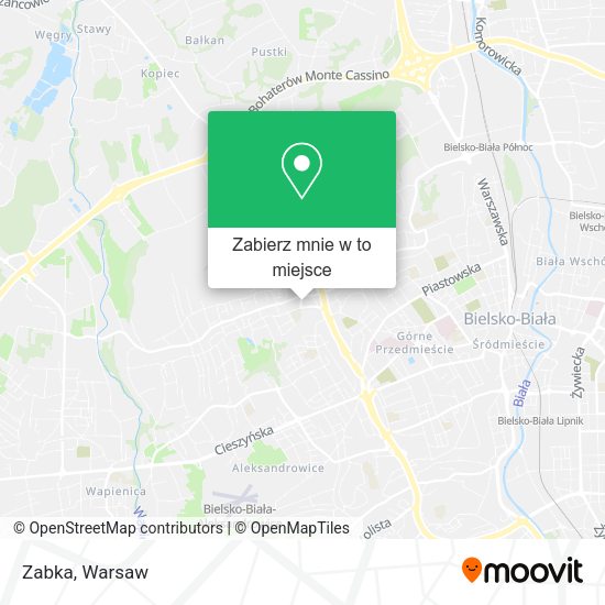 Mapa Zabka