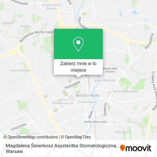 Mapa Magdalena Świerkosz Asystentka Stomatologiczna