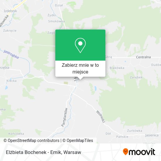 Mapa Elżbieta Bochenek - Emik