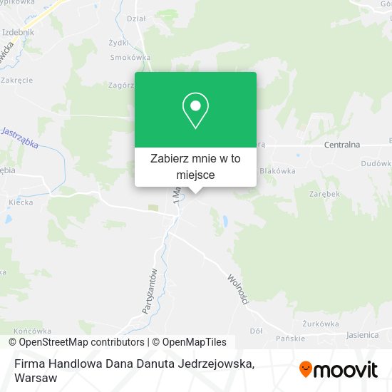 Mapa Firma Handlowa Dana Danuta Jedrzejowska