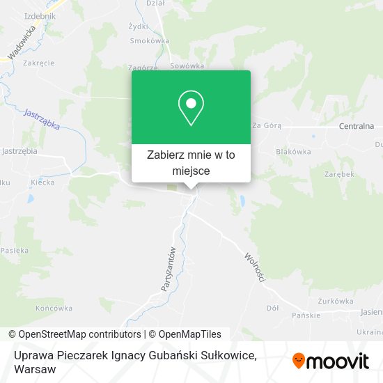 Mapa Uprawa Pieczarek Ignacy Gubański Sułkowice