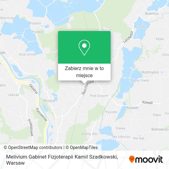 Mapa Melivium Gabinet Fizjoterapii Kamil Szadkowski