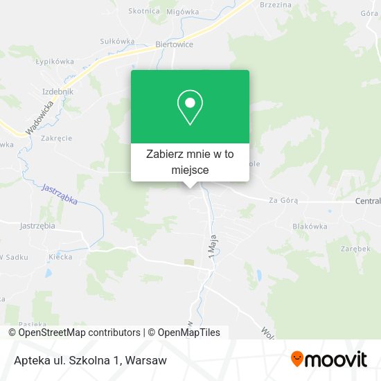 Mapa Apteka ul. Szkolna 1